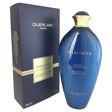 guerlain paris shalimar body lotion.